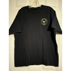 Venado Buck Preserve‎ Observe Conserve Men's Large Black T-Shirt